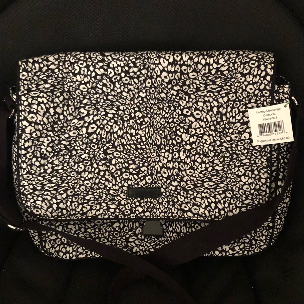 Vera Bradley Camocat messenger laptop bag
